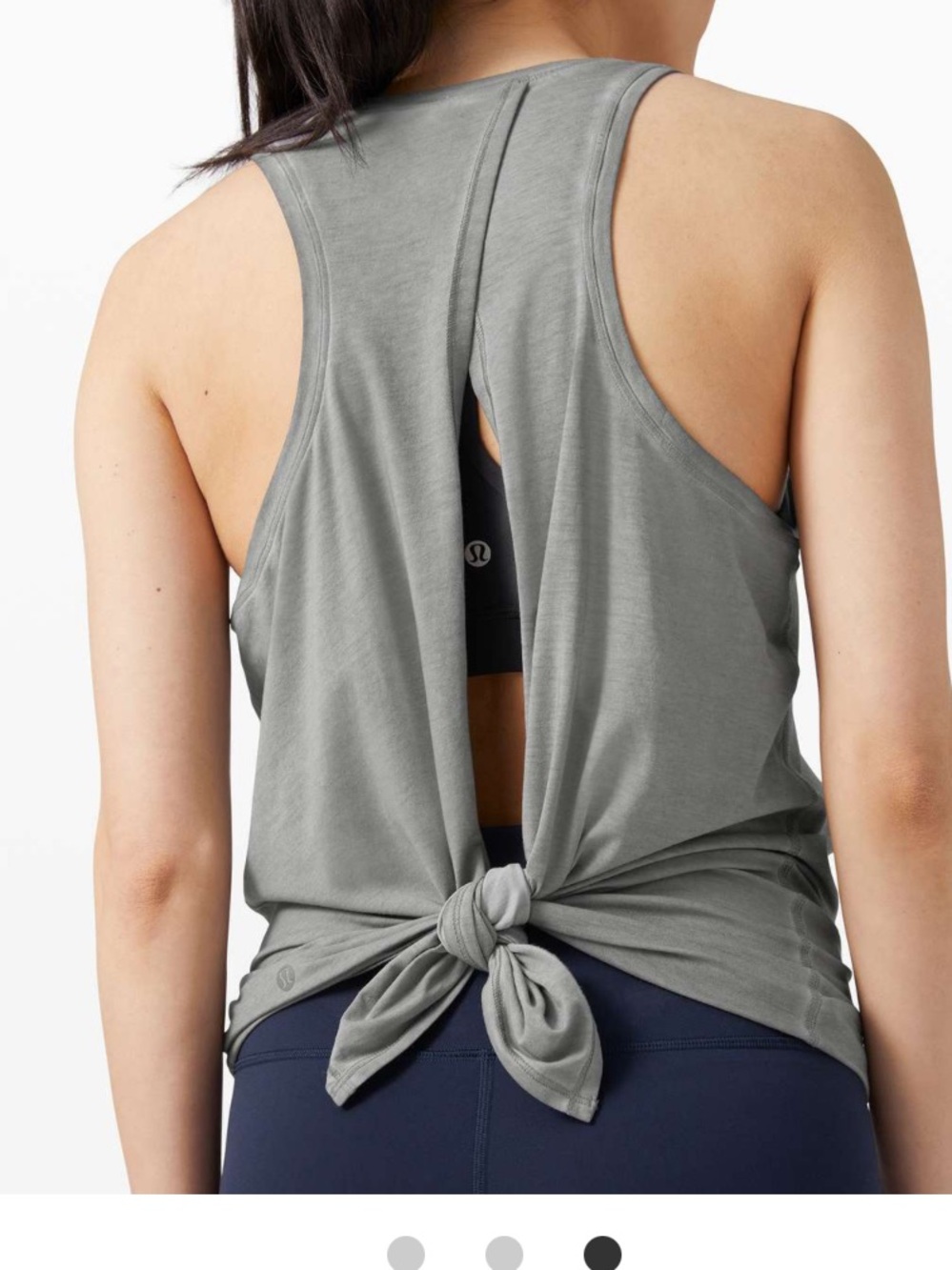 lululemon athletica ALL TIED UP TANK *WASH
Sublimado Pigment Dye Asphalt Grey 2